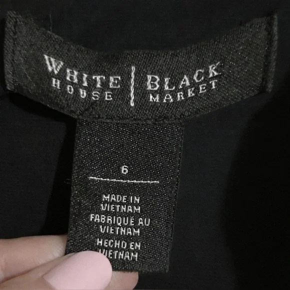 White House Black Market Striped Body-con Cocktail Dress, Size 6 - Picture 6 of 8